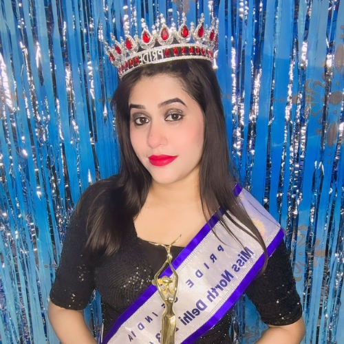 Simmi, Miss North Delhi 2023 Winner, Pride of India 2023, Beauty Contest Organised By DK Pageant